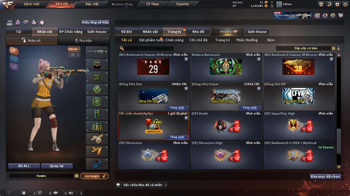 shop acc cf uy tin gia re